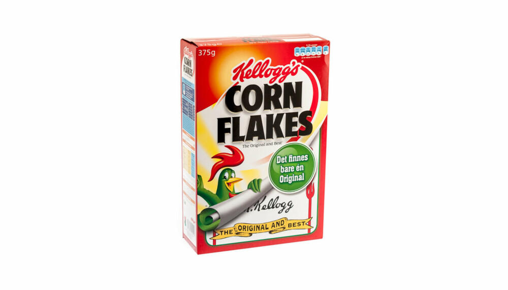 TEST AV FROKOSTBLANDING: Kelloggs Corn Flakes TEST AV FROKOSTBLANDING: Kelloggs Corn Flakes