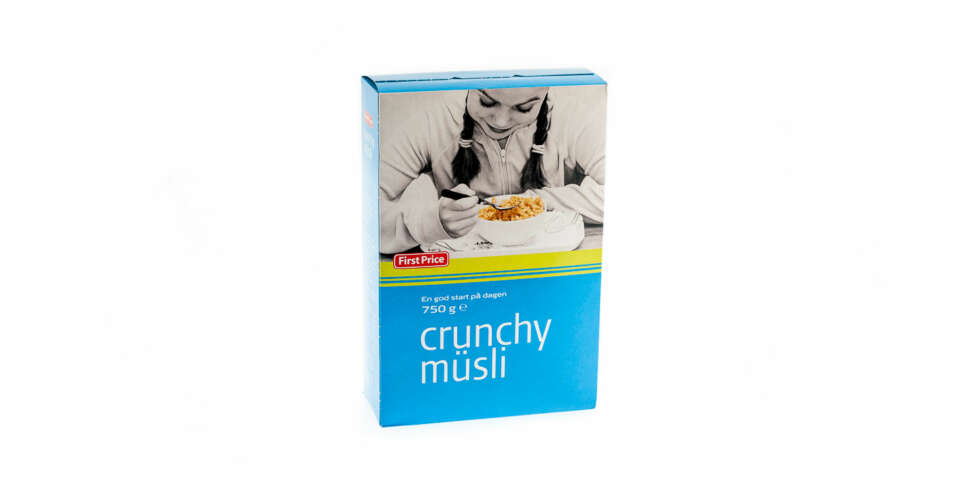 TEST AV FROKOSTBLANDING: First Price Crunchy Müsli TEST AV FROKOSTBLANDING: First Price Crunchy Müsli