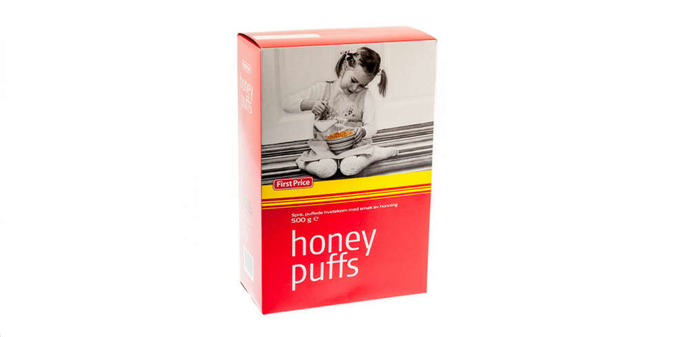TEST AV FROKOSTBLANDINGER: First Price Honey Puffs TEST AV FROKOSTBLANDINGER: First Price Honey Puffs
