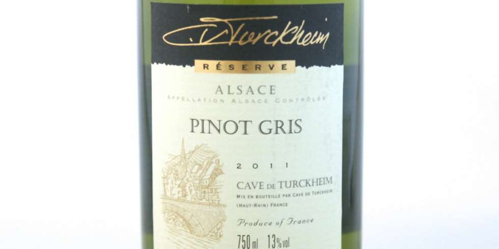VIN TIL ASIATISK MAT: Turckheim Pinot Gris 2011. VIN TIL ASIATISK MAT: Turckheim Pinot Gris 2011.