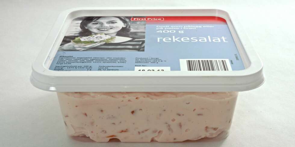 Test: Vi har sjekket hvor mange reker det er i rekesalaten Test: Vi har sjekket hvor mange reker det er i rekesalaten