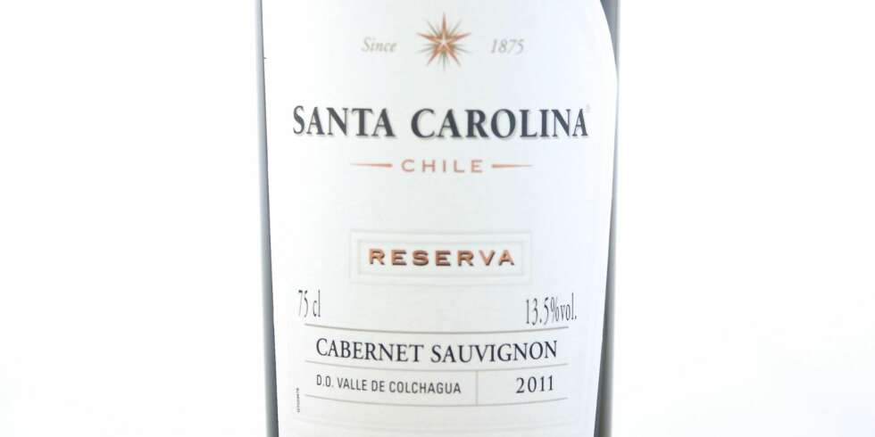 CHILENSK RØDVIN: Santa Carolina Cabernet Sauvignon Reserva 2011 kom på delt tredjeplass. CHILENSK RØDVIN: Santa Carolina Cabernet Sauvignon Reserva 2011 kom på delt tredjeplass.