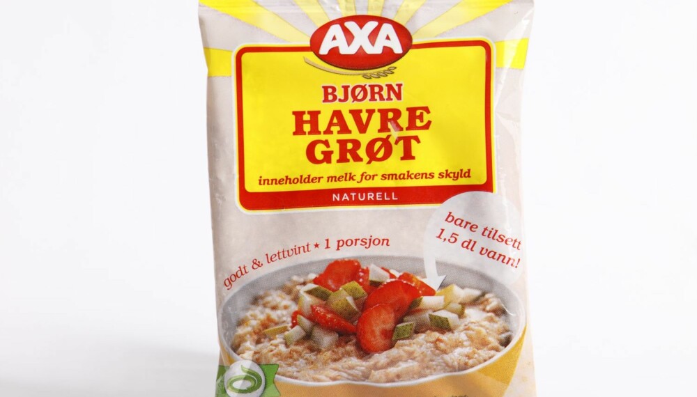 KARAKTER 3: Axa Havregrøt naturell KARAKTER 3: Axa Havregrøt naturell