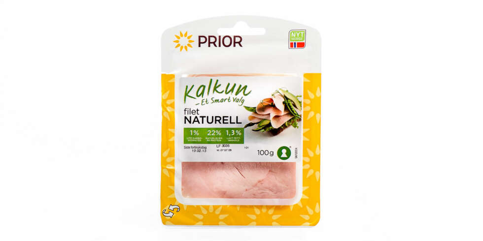TEST AV KJØTTPÅLEGG: Prior kalkunfilet naturell TEST AV KJØTTPÅLEGG: Prior kalkunfilet naturell