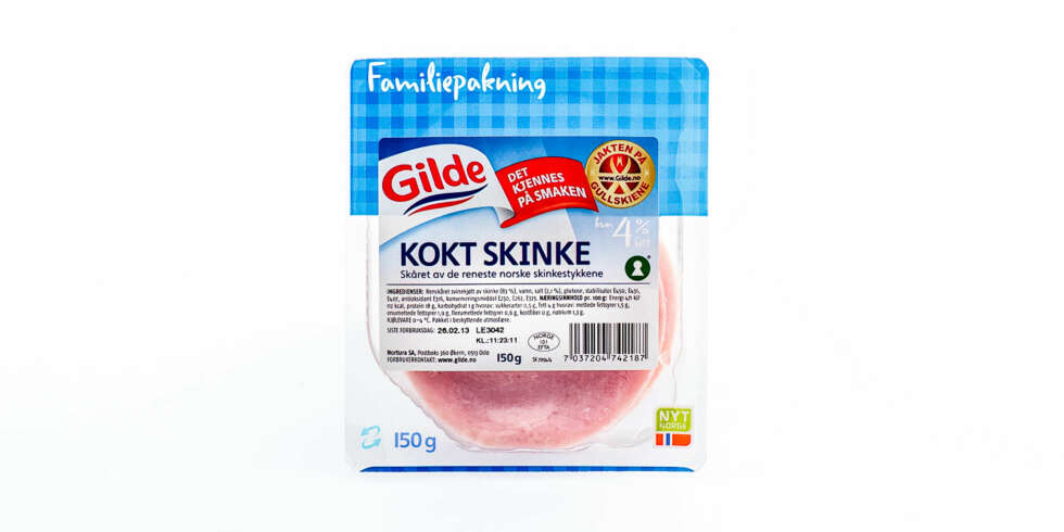 TEST AV KJØTTPÅLEGG: Gilde kokt skinke TEST AV KJØTTPÅLEGG: Gilde kokt skinke