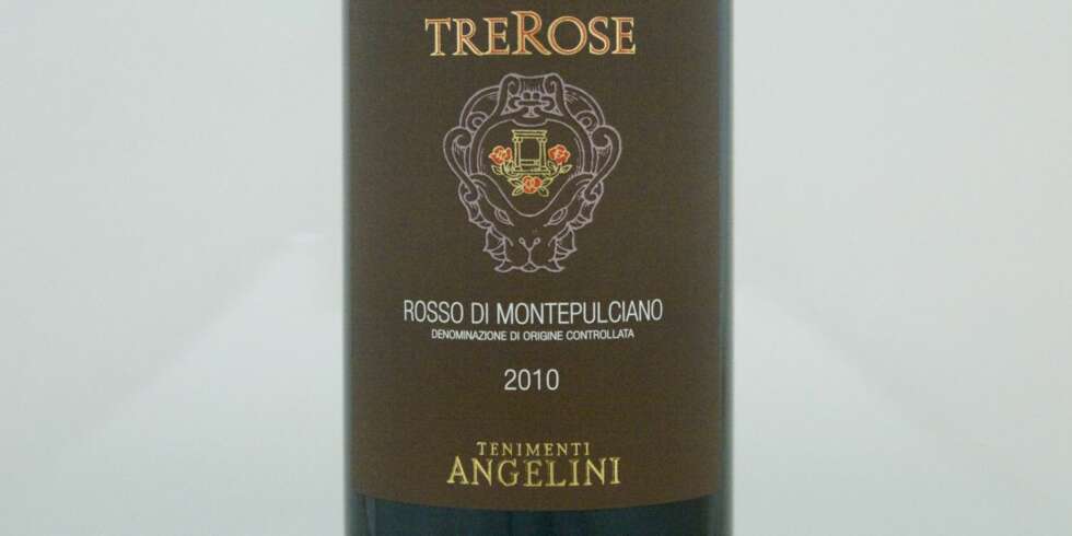 PASSER TIL RIBBE: TreRose Rosso di Montepulciano 2010. PASSER TIL RIBBE: TreRose Rosso di Montepulciano 2010.
