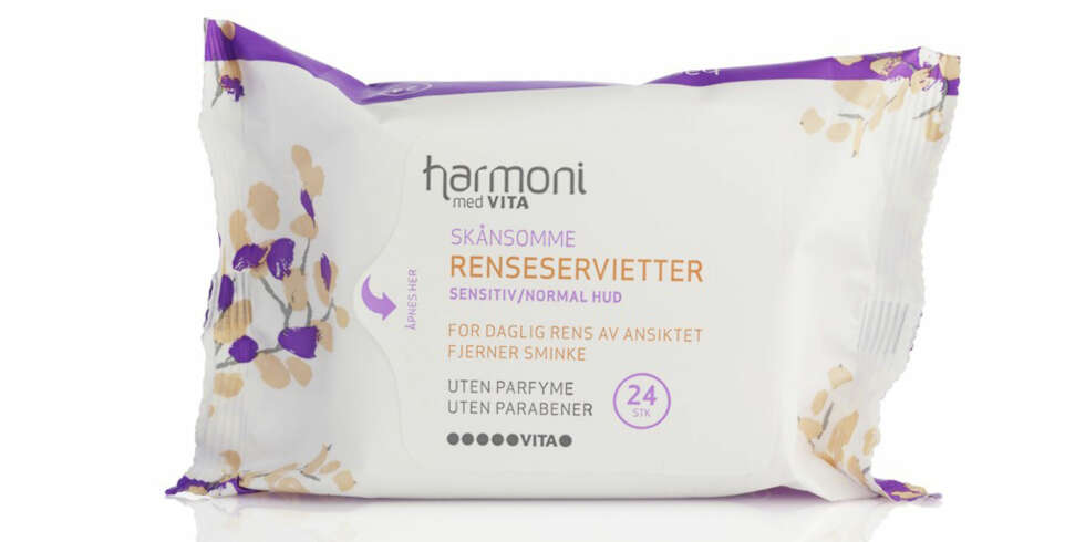 TEST: Harmoni med Vita Renseservietter. TEST: Harmoni med Vita Renseservietter.