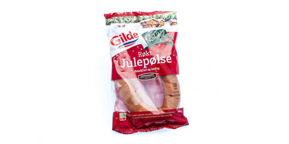TEST AV JULEPØLSE: Gilde røkt julepølse TEST AV JULEPØLSE: Gilde røkt julepølse