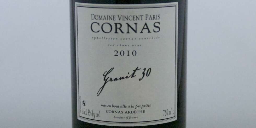 FLOTT JULEGAVE: Paris Cornas Granit 30 2010. FLOTT JULEGAVE: Paris Cornas Granit 30 2010.