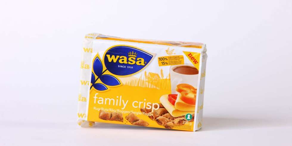 TEST AV KNEKKEBRØD: Wasa - Family crisp rug. TEST AV KNEKKEBRØD: Wasa - Family crisp rug.