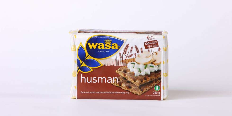 TEST AV KNEKKEBRØD: Wasa - Husmann. TEST AV KNEKKEBRØD: Wasa - Husmann.