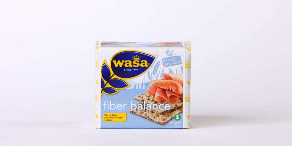 TEST AV KNEKKEBRØD: Wasa - Fiber balance. TEST AV KNEKKEBRØD: Wasa - Fiber balance.