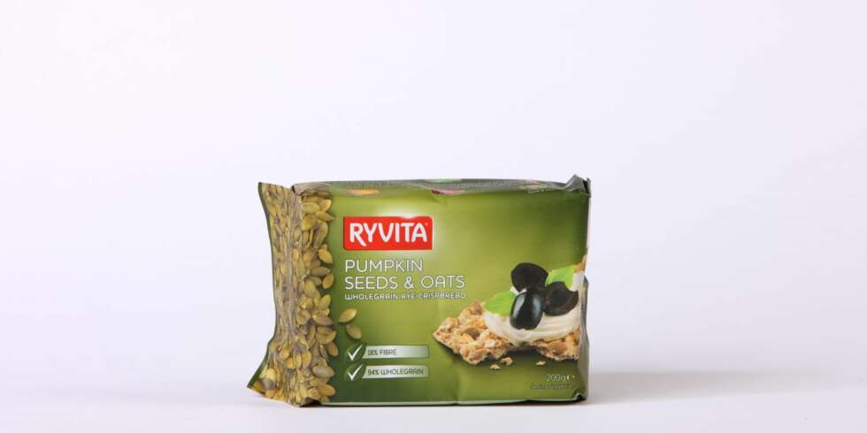 TEST AV KNEKKEBRØD: Ryvita - Pumkin, Seeds & Oats. TEST AV KNEKKEBRØD: Ryvita - Pumkin, Seeds & Oats.