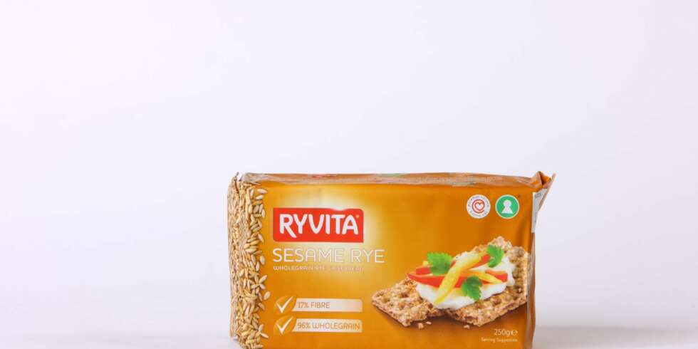 TEST AV KNEKKEBRØD: Ryvita - Sesame rye. TEST AV KNEKKEBRØD: Ryvita - Sesame rye.