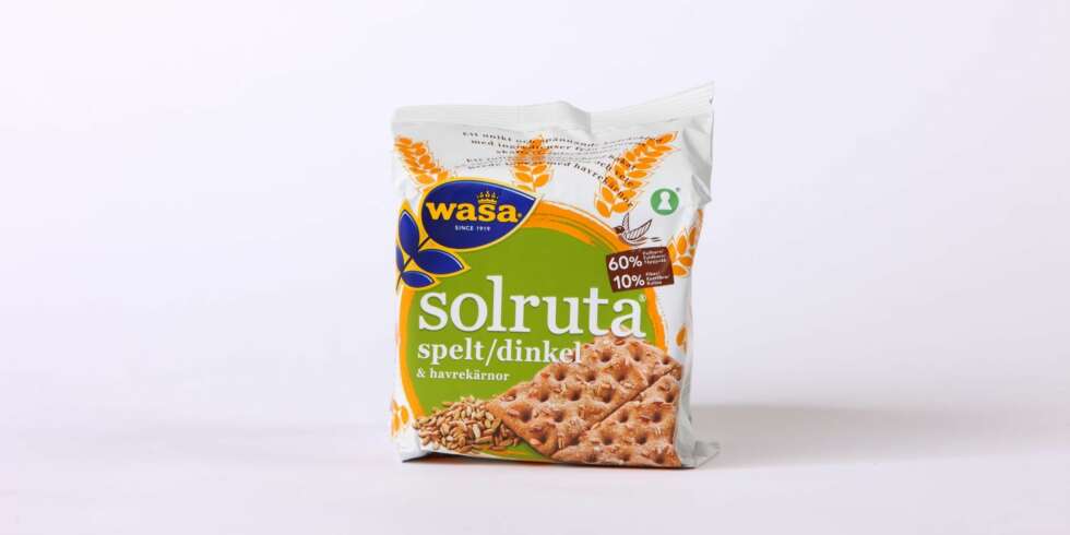 TEST AV KNEKKEBRØD: Wasa - Solruta spelt/dinkel. TEST AV KNEKKEBRØD: Wasa - Solruta spelt/dinkel.
