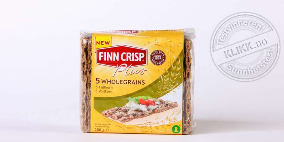 TEST AV KNEKKEBRØD: Finn Crisp - 5 wholegrains. TEST AV KNEKKEBRØD: Finn Crisp - 5 wholegrains.