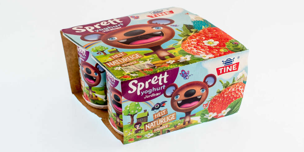 TEST AV BARNEYOGHURT: Sprett yoghurt jordbær. TEST AV BARNEYOGHURT: Sprett yoghurt jordbær.