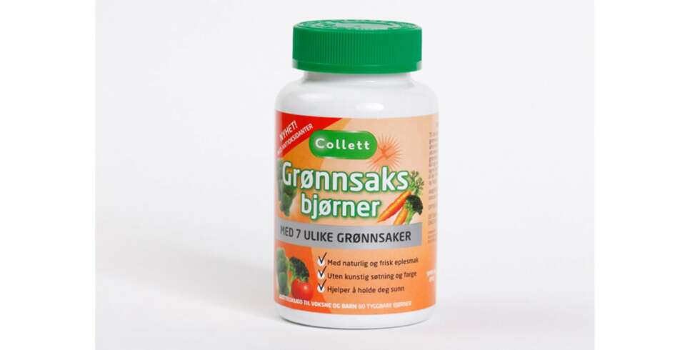 VITAMINTILSKUDD: Grønnsaksbjørner VITAMINTILSKUDD: Grønnsaksbjørner
