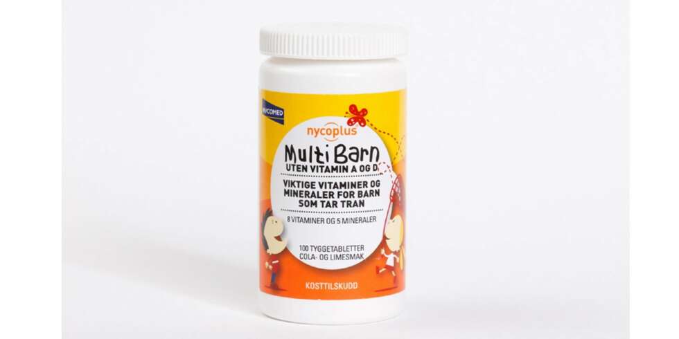 VITAMIN- OG MINERALTILSKUDD: Multi Barn uten vitamin A og D VITAMIN- OG MINERALTILSKUDD: Multi Barn uten vitamin A og D
