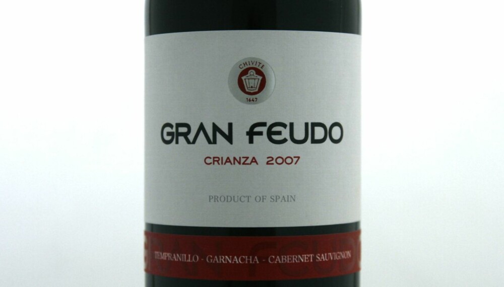 10 PÅ TOPP: Gran Feudo Crianza 2007 kom på delt femteplass. 10 PÅ TOPP: Gran Feudo Crianza 2007 kom på delt femteplass.