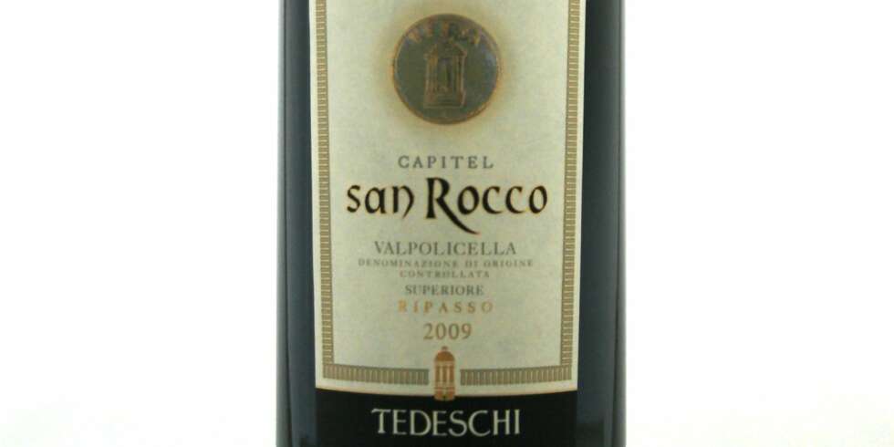 TEST AV RIPASSO: Capitel San Rocco Valpolicella Superiore Ripasso 2009 kom på førsteplass. TEST AV RIPASSO: Capitel San Rocco Valpolicella Superiore Ripasso 2009 kom på førsteplass.