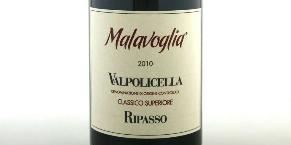 TEST AV RIPASSO: Malavoglia Valpolicella Classico Superiore Ripasso 2010 kom på andreplass. TEST AV RIPASSO: Malavoglia Valpolicella Classico Superiore Ripasso 2010 kom på andreplass.