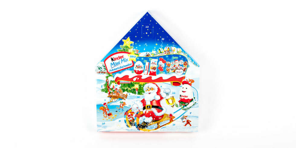 TEST AV JULEKALENDERE: Kinder Maxi adventskalender TEST AV JULEKALENDERE: Kinder Maxi adventskalender