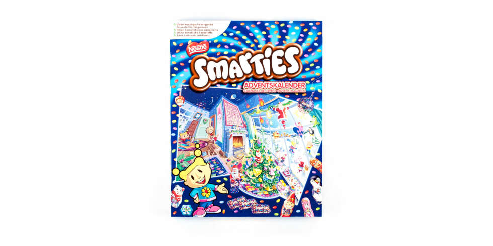 TEST AV JULEKALENDERE: Smarties adventskalender TEST AV JULEKALENDERE: Smarties adventskalender