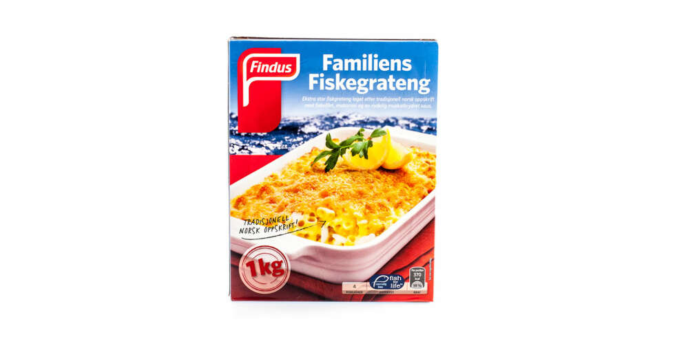TEST AV FISKEGRATENG: Findus Familiens TEST AV FISKEGRATENG: Findus Familiens