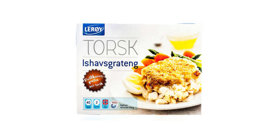 TEST AV FISKEGRATENG: Lerøy torsk ishavsgrateng TEST AV FISKEGRATENG: Lerøy torsk ishavsgrateng