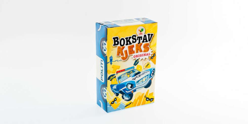 TEST AV BARNEKJEKS: Bokstavkjeks Original. TEST AV BARNEKJEKS: Bokstavkjeks Original.