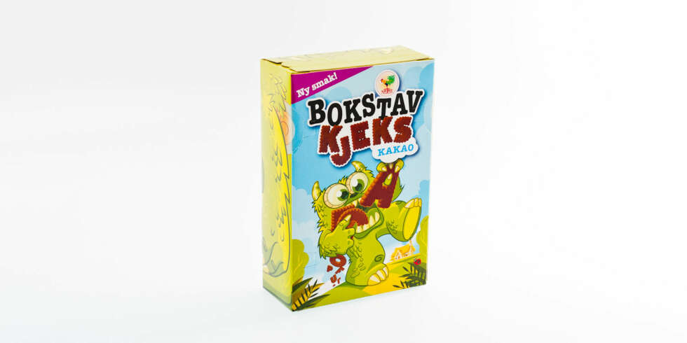 TEST AV BARNEKJEKS: Bokstavkjeks Kakao TEST AV BARNEKJEKS: Bokstavkjeks Kakao