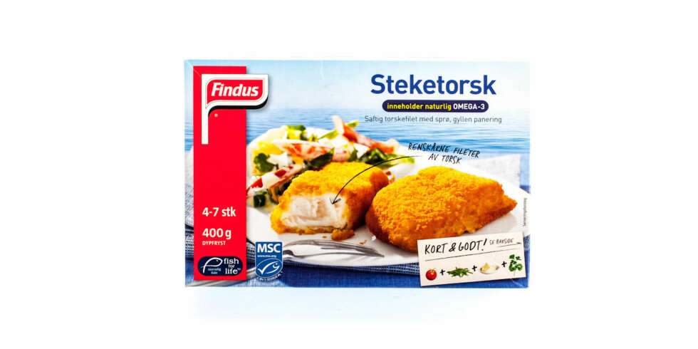 TEST AV FISKEPINNER: Findus steketorsk TEST AV FISKEPINNER: Findus steketorsk