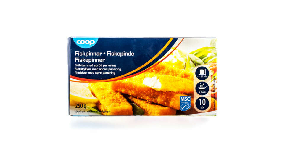 TEST AV FISKEPINNER: Coop TEST AV FISKEPINNER: Coop