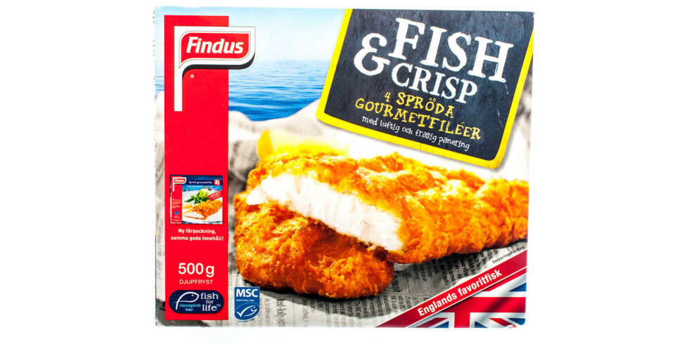 TEST AV FISKEPINNER: Findus fish & crisp TEST AV FISKEPINNER: Findus fish & crisp