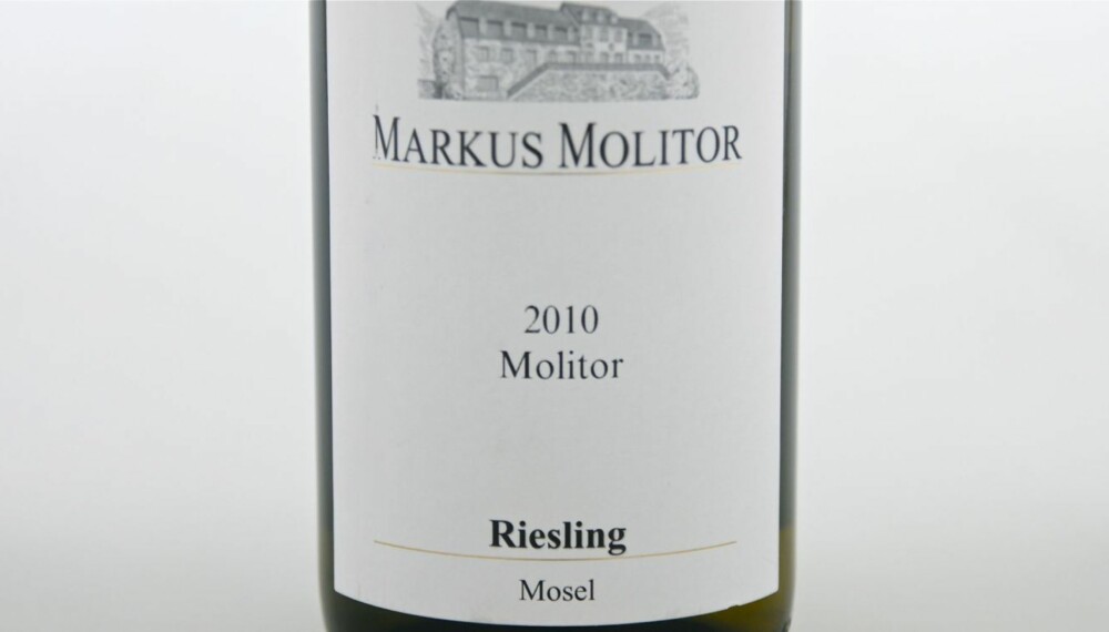 TEST AV RIESLING: Markus Molitor Riesling Trocken 2010 kom på delt andreplass. TEST AV RIESLING: Markus Molitor Riesling Trocken 2010 kom på delt andreplass.