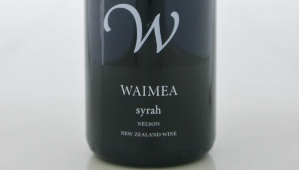 GRILLVIN: Waimea Nelson Syrah 2010 fra New Zealand. GRILLVIN: Waimea Nelson Syrah 2010 fra New Zealand.