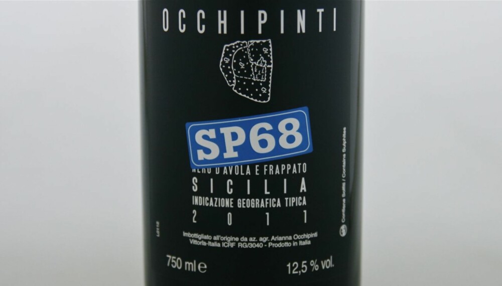 SOMMERVIN: Occhipinti SP 68 Nero d'Avola e Frappato 2011. SOMMERVIN: Occhipinti SP 68 Nero d'Avola e Frappato 2011.