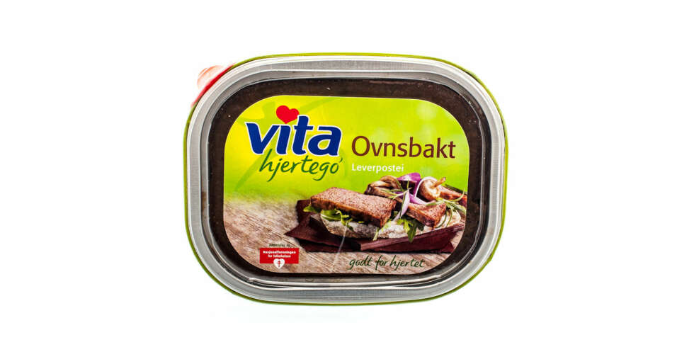 TEST AV LEVERPOSTEI: Vita Hjertego ovnsbakt leverpostei TEST AV LEVERPOSTEI: Vita Hjertego ovnsbakt leverpostei