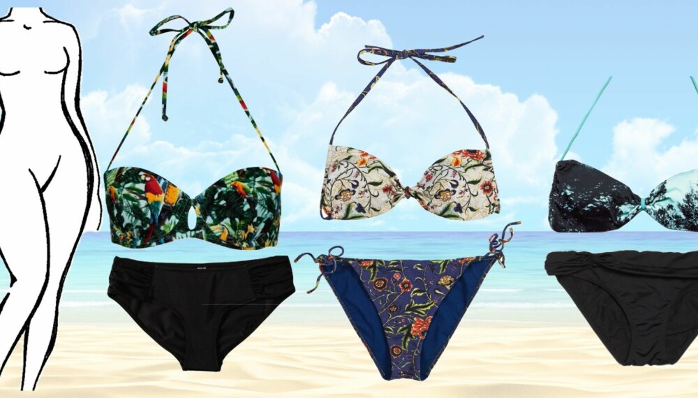 BIKINISESONGEN ER HER: Ikke akkurat årets høydepunkt... Men slapp av - med disse tipsene kan alt bli litt enklere! Fra venstre: Papegøyetopp fra Cubus, kr 149. Underdel fra Vero Moda, kr 199. BIkini med orientalsk mønster fra Zara, kr 169 per del. Topp med palmetrykk fra Zara, kr 169, truse med folder fra Lindex, kr 99. BIKINISESONGEN ER HER: Ikke akkurat årets høydepunkt... Men slapp av - med disse tipsene kan alt bli litt enklere! Fra venstre: Papegøyetopp fra Cubus, kr 149. Underdel fra Vero Moda, kr 199. BIkini med orientalsk mønster fra Zara, kr 169 per del. Topp med palmetrykk fra Zara, kr 169, truse med folder fra Lindex, kr 99.