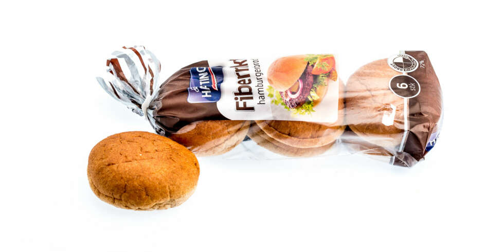 TEST AV HAMBURGERBRØD: Fiberrikt hamburgerbrød TEST AV HAMBURGERBRØD: Fiberrikt hamburgerbrød