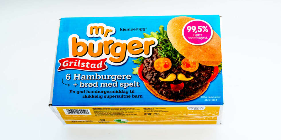 TEST AV HAMBURGERBRØD: Mr Burger med brød TEST AV HAMBURGERBRØD: Mr Burger med brød