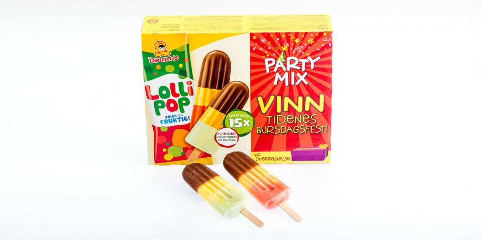 TEST AV ISKREM: Lollipop partymix TEST AV ISKREM: Lollipop partymix