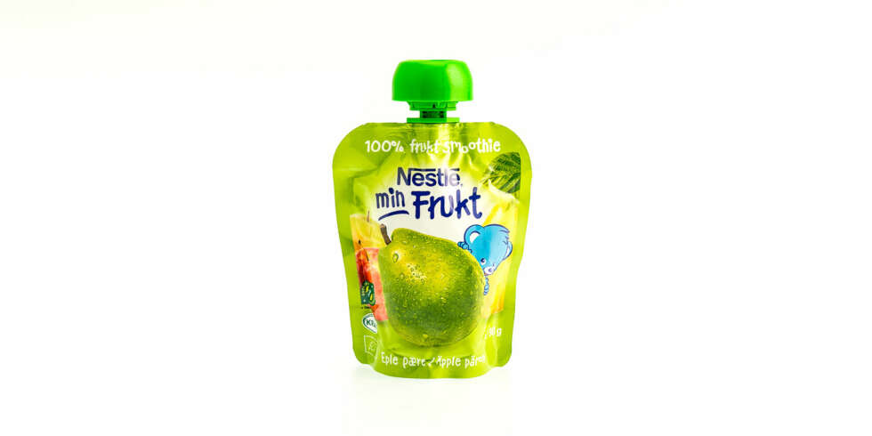 TEST AV FRUKTMOS OG SMOOTHIE: Min Frukt med Eple og pære. TEST AV FRUKTMOS OG SMOOTHIE: Min Frukt med Eple og pære.