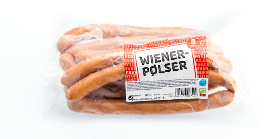 TEST AV WIENERPØLSER: Coop Wienerpølser TEST AV WIENERPØLSER: Coop Wienerpølser