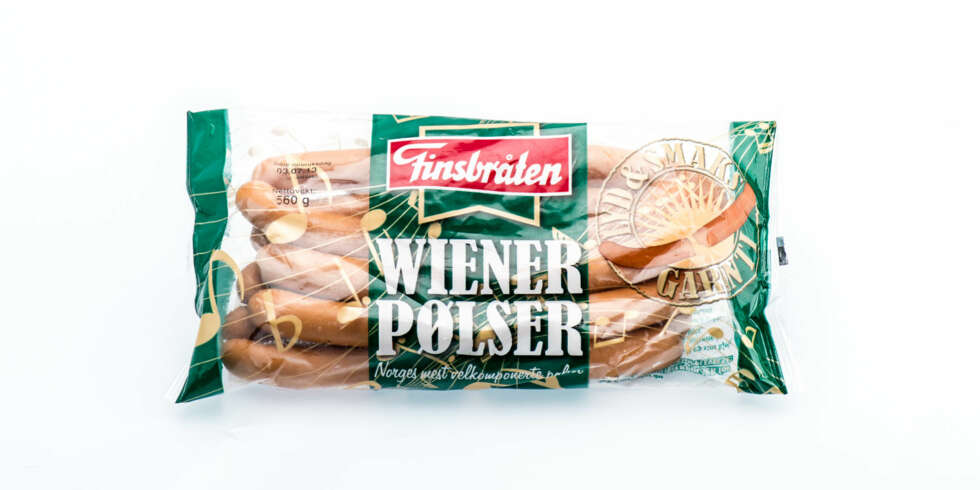 TEST AV WIENERPØLSER: Finsbråten wienerpølser TEST AV WIENERPØLSER: Finsbråten wienerpølser