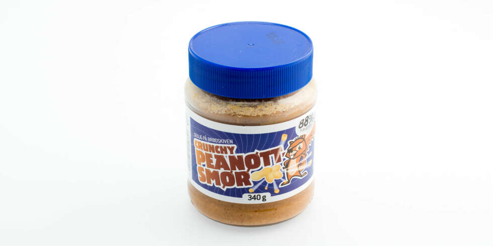 TEST AV NØTTEPÅLEGG: Crunchy Peanøttsmør. TEST AV NØTTEPÅLEGG: Crunchy Peanøttsmør.