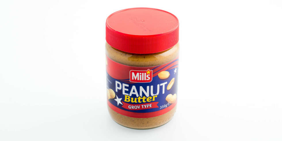 TEST AV NØTTEPÅLEGG: Mills Peanut Butter grov type. TEST AV NØTTEPÅLEGG: Mills Peanut Butter grov type.