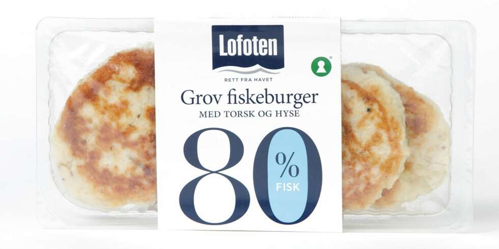 TOPPKARAKTER: Lofoten grov fiskeburger er en skikkelig fiskekake med solid innhold av god fisk. TOPPKARAKTER: Lofoten grov fiskeburger er en skikkelig fiskekake med solid innhold av god fisk.