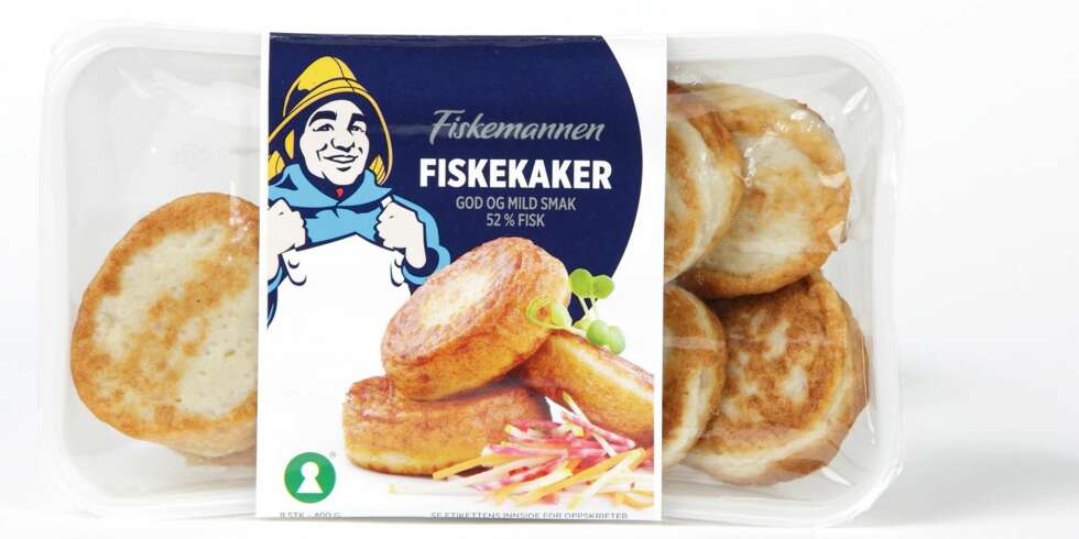 FISKEMANNEN: Nesten halvparten av disse fiskekakene er noe annet enn fisk. FISKEMANNEN: Nesten halvparten av disse fiskekakene er noe annet enn fisk.
